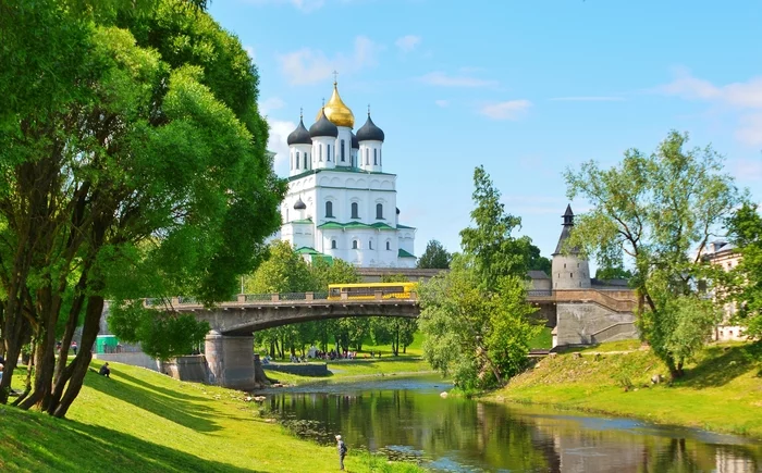 Летнее - Моё, Псковский кремль, Псковская область, Псков, Лето, Фотография, Церковь