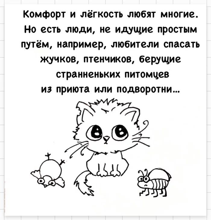 Problem pet - My, Comics, Drawing, Irinaikrina, Pets, Longpost