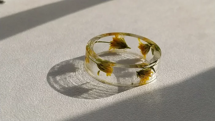 Epoxy resin)) - My, Epoxy resin, Resin, Ring, Epoxy resin jewelry, Decoration