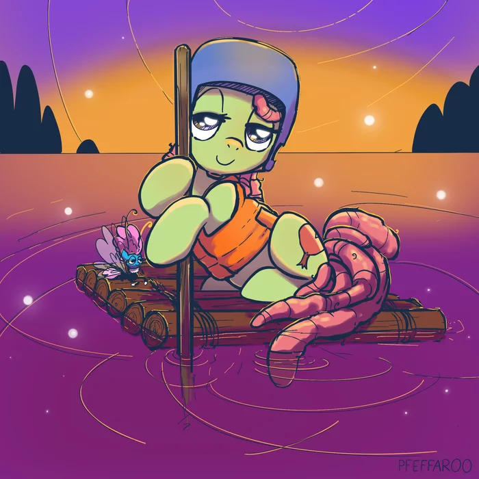 Raft - My little pony, PonyArt, Tree Hugger, Breezie