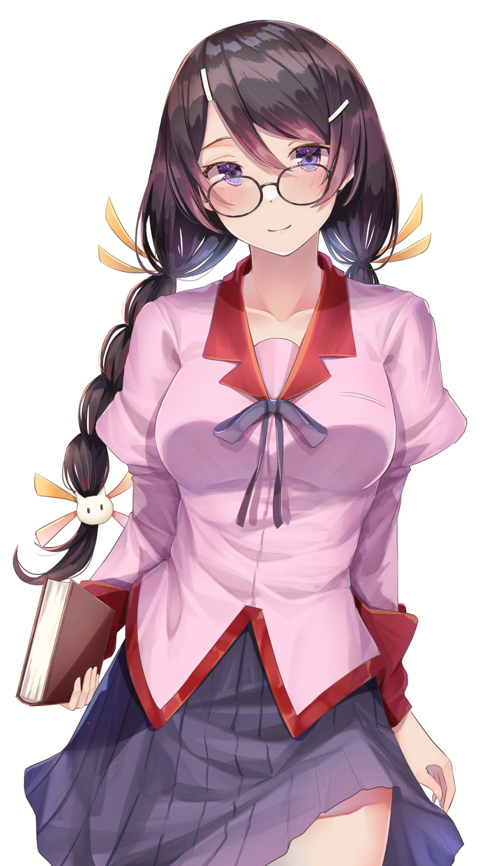   ) Anime Art, , Hanekawa Tsubasa, Monogatari series, Uyuta