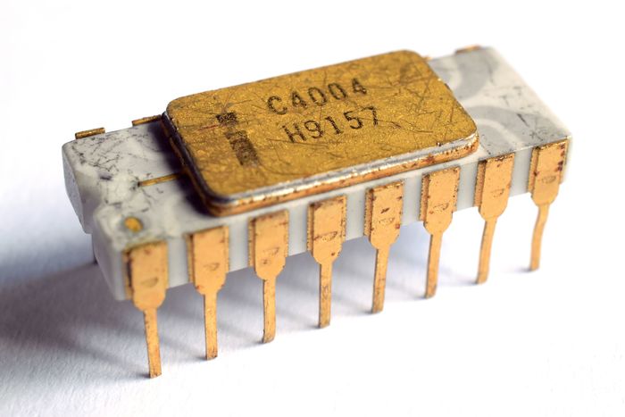 50 лет назад создан первый микропроцессор Процессор, Intel, Компьютерное железо, Интересное, Юбилей, Компьютер