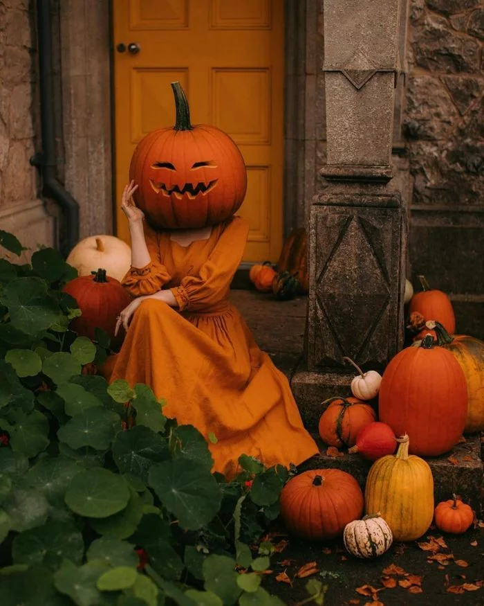 Pumpkin - Halloween pumpkin, Girls, Longpost