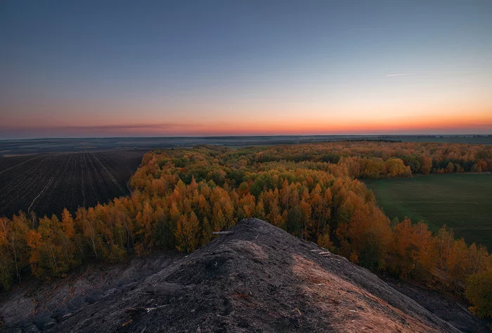 Ryazan Oblast. Waste heaps of long-closed mines - My, Abandoned, Mine, Terricon, Ryazan Oblast, Skopin, Astrophoto, Night shooting, Local history, Stars, Longpost