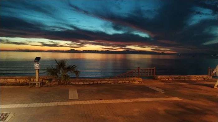 On the Sunset - My, Sunset, The promenade, Embankment, Sea, Turkey