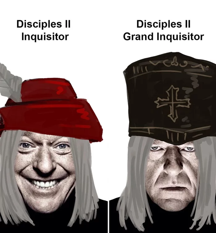 The Grand Inquisitor saw some heresy - Disciples 2, Inquisitor, Memes, Humor, Computer games