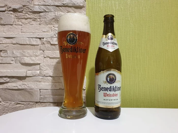 Wheat from Germany. Inexpensive - My, Overview, Beer, Alcohol, Opinion, Goblets, Longpost