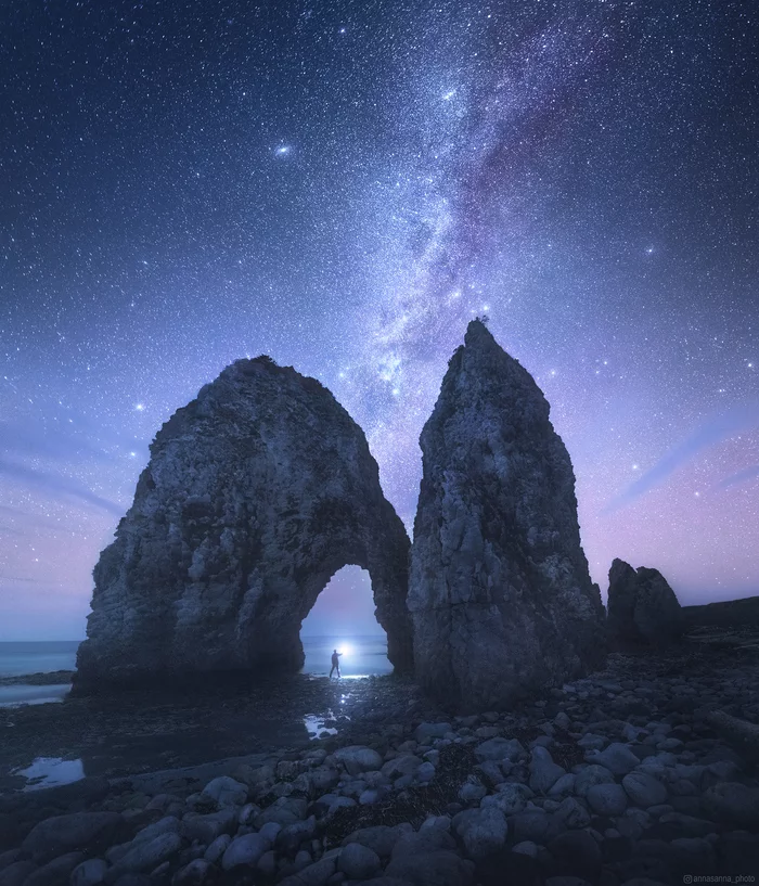 The stars aligned: the Kuril Islands, Iturup Island - Kurile Islands, Iturup, Astrophoto, Milky Way