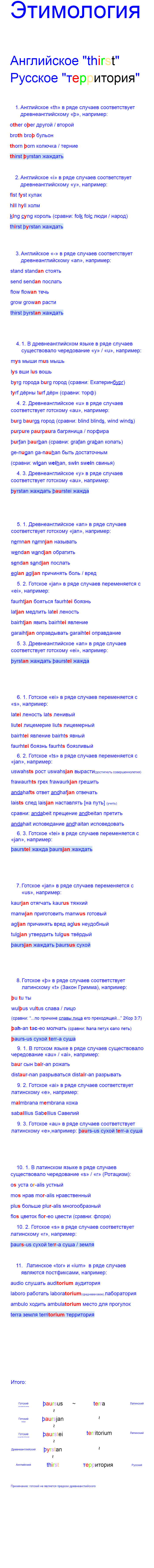 Territory etymology - My, Territory, Etymology, Longpost