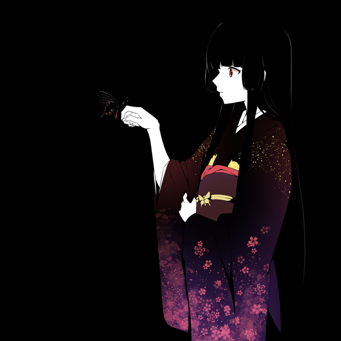 Enma Ai , Anime Art, Jigoku Shoujo, Enma Ai