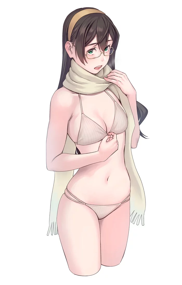 Ooyodo - NSFW, Kantai collection, Ooyodo, Yuji, Swimsuit, Bikini, Anime, Anime art