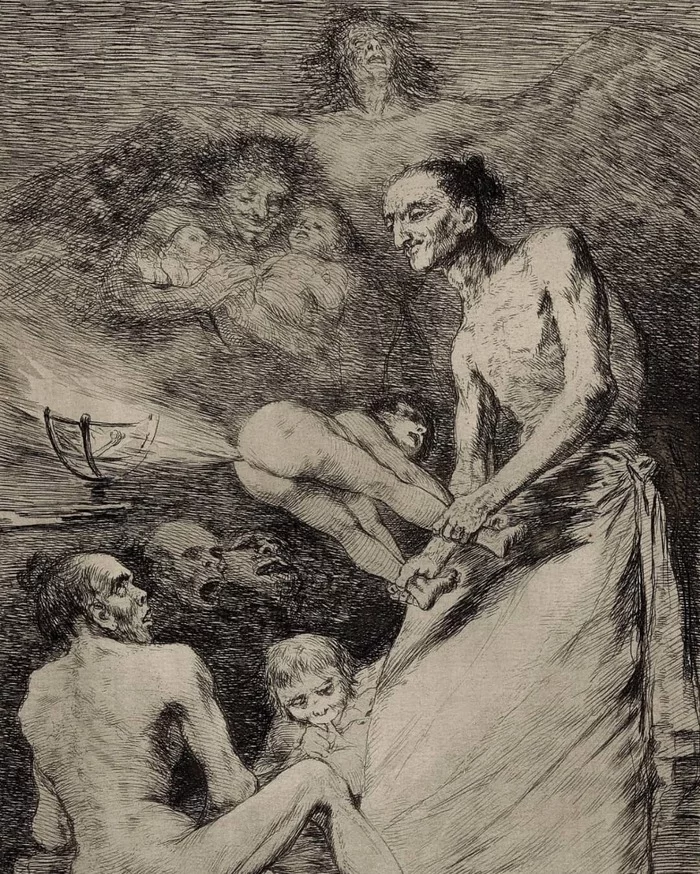 Artist Francisco de Goya - NSFW, Francisco Goya, Witches, Middle Ages, Engraving