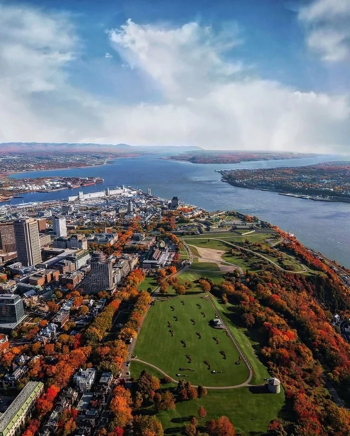 Quebec, Canada - Canada, Quebec, The photo, Autumn, Town