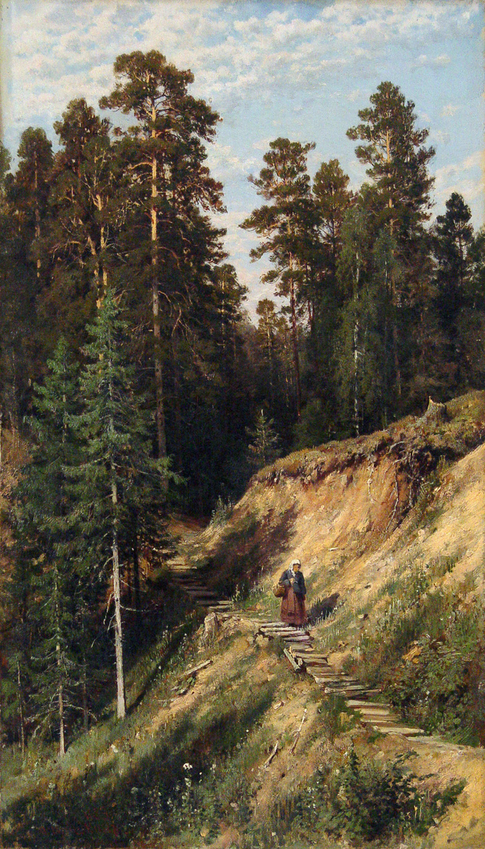 В лесу (1883) | Пикабу