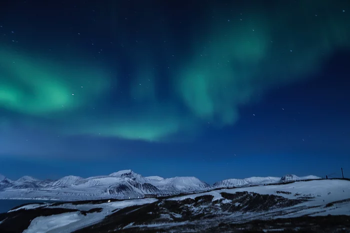 Today they showed radiance - My, Polar Lights, Spitsbergen, Arctic, polar night, Longpost