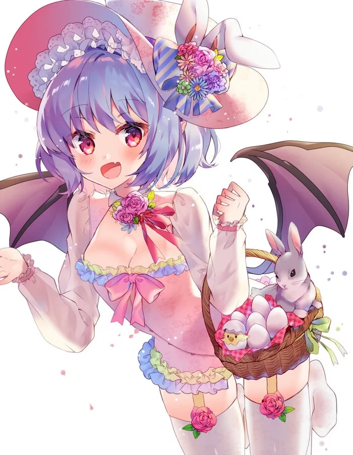 Remilia Scarlet - Touhou, Remilia Scarlet, Anime Art, Аниме, Kawachi rin