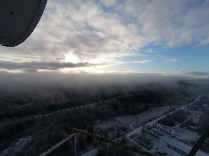 Above the sky) Arkhangelsk region - My, Height, beauty of nature, , Longpost