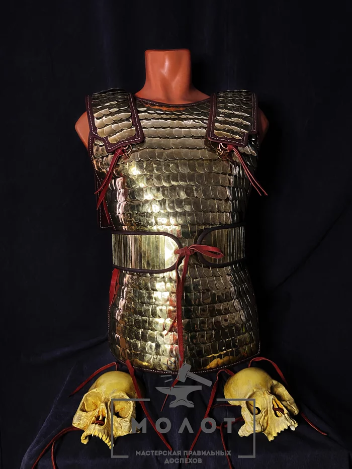 Armor of the Amazon - My, Amazon, Armor, Art, Reconstruction, Hammer, Steppe, Nomads, Sarmatians, Longpost