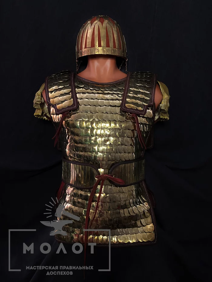 Armor of the Amazon - My, Amazon, Armor, Art, Reconstruction, Hammer, Steppe, Nomads, Sarmatians, Longpost