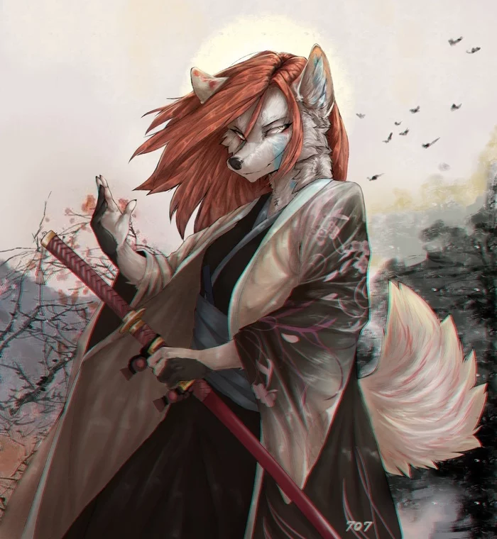 I don't know what to call this post - Seven_senku, Furry, Furry canine