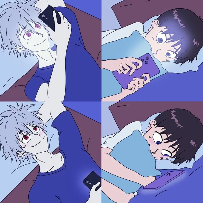 Rewritten - Evangelion, Shinji Ikari, Comics, Correspondence, Nagisa Kaworu, Yaoi, Anime, Anime art