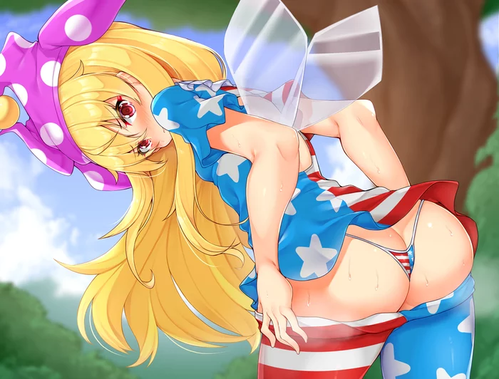 Clownpiece - NSFW, Touhou, Clownpiece, Anime Art, Аниме, Daichi, Попа, Панцу, Рисованная эротика, Эротика