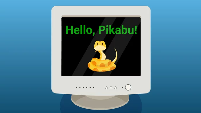 Python caster. Try writing your first Python code - 