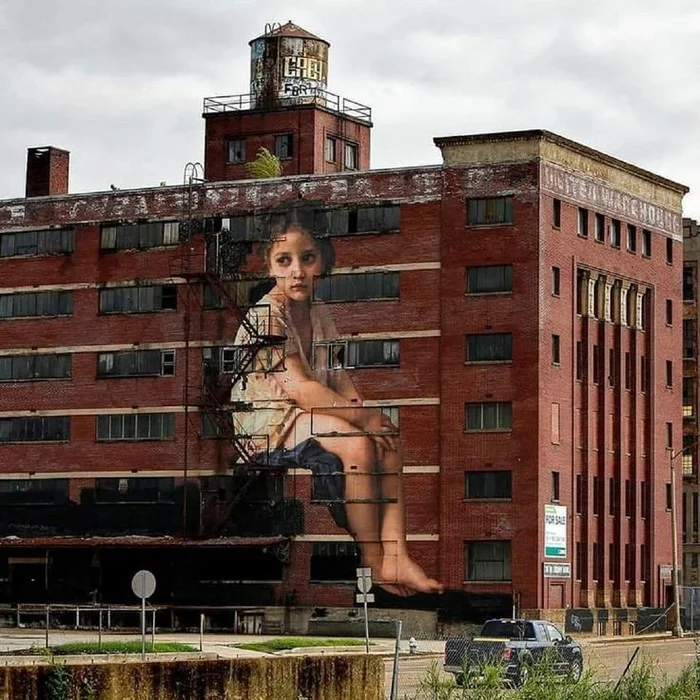 Random street art - Арт, Стрит-Арт, Картинки, Длиннопост