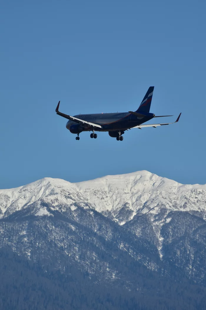 Hello everyone!) I’m returning from a photo hunt) - My, Airplane, Adler, Sochi, Flight, Landing, The photo, Aviation, Longpost