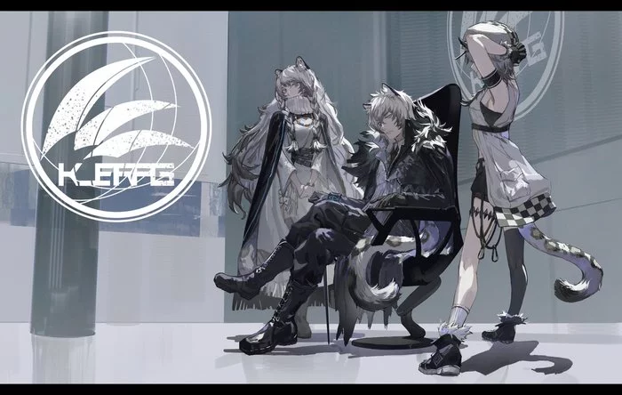 Arknights - Аниме, Anime Art, Arknights, Kaltsit, Amiya, Eyjafjalla, Skadi the Corrupting Heart, Сага, Dusk, Nian, Frostnova, Mudrock, W (Arknights), Cliffheart, Pramanix, Silverash, Длиннопост, Saileach