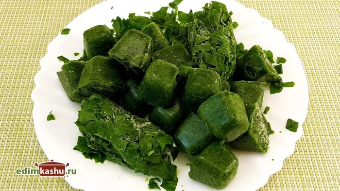 Freezing spinach - My, Life hack, Freezing, Blanks, Spinach, Video, Longpost