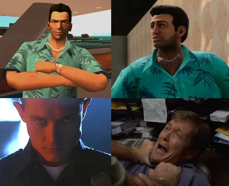 Even a little sorry for the new Tommy - Gta vice city, GTA Trilogy Remastered, Robert Patrick, Terminator 2: Judgment Day, The Sopranos