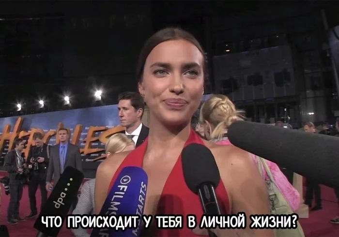 The main thing is not to scare the man - Dwayne Johnson, Irina Shayk, Actors and actresses, Celebrities, Storyboard, Interview, Husband, Russia, From the network, Models, Longpost