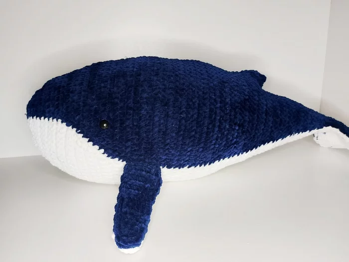 Rybov. - My, Whale, Crochet, Knitting, Knitted toys, Longpost