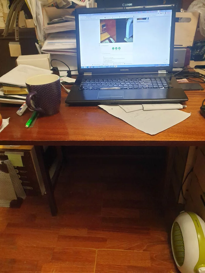 Peekaboo challenge - almost everyone has such a table. Let's post a photo, create a New Year's mood)) - New Year, Folding table, Challenge, Longpost