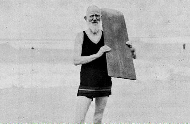 This is what the first surfers looked like! - Literature, Bernard Shaw, Sport, Surfing, Extreme, Health, Quotes, Wisdom, Creation, Writers, Ireland, Video, Longpost