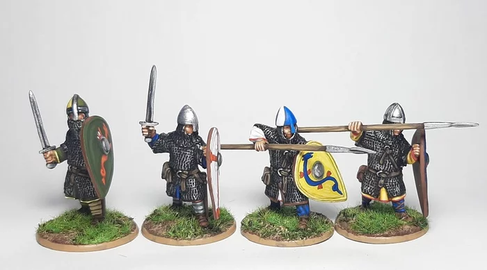 Normans, 28 mm, metal. Drabant - Miniature, Painting miniatures, My