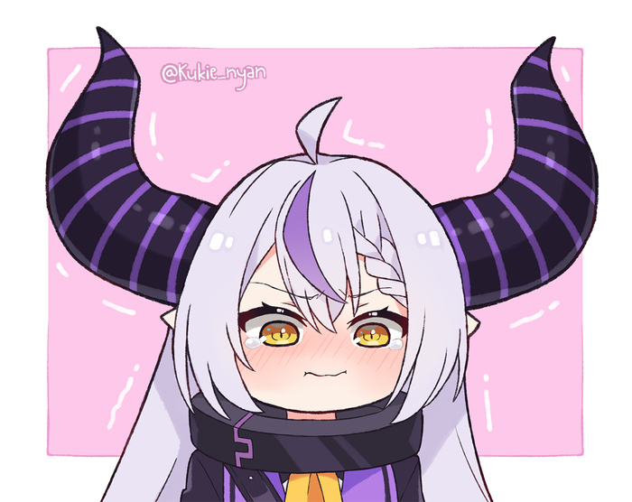 La+ Darkness Anime Art, , Hololive, Virtual YouTuber, Laplus Darkness