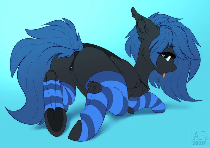 The main thing is that the socks are sitting - NSFW, My little pony, Art, Fan art, PonyArt, Original character, MLP Explicit