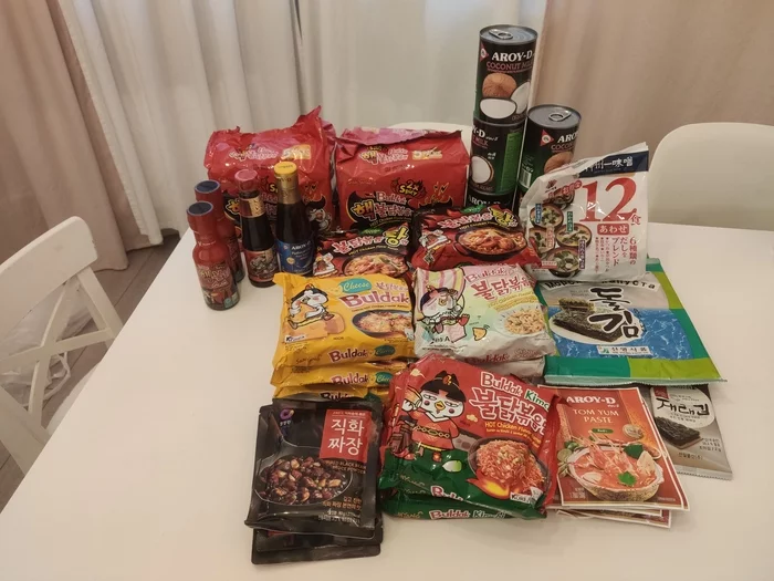 Replenished stocks - My, Spicy, Ramen, Doshirak, Korean food