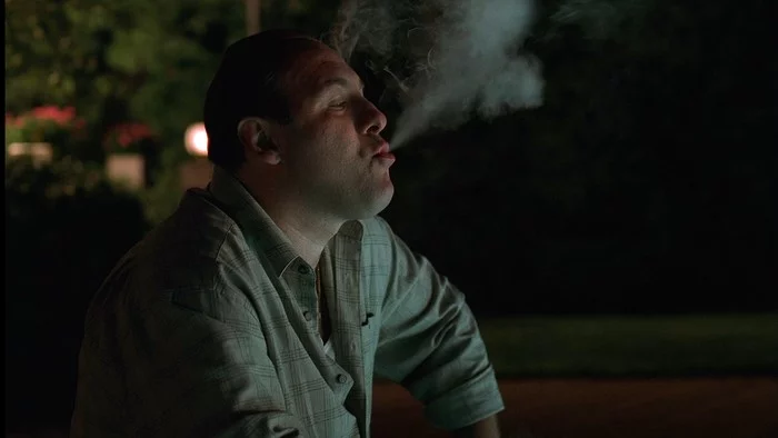 Compilation: Tony Soprano with a cigar - The Sopranos, Serials, Mafia, New Jersey, Cigar, 1080p, Longpost