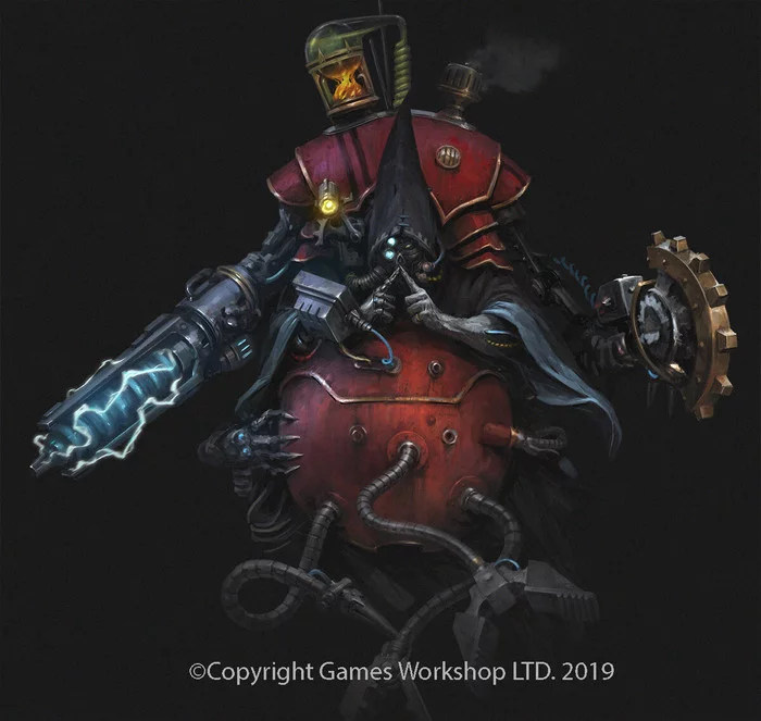 Wh40k Portraits by Jaime Martinez - Jaime Martinez, Warhammer 40k, Wh Art, Killteam, Adeptus Mechanicus, Techpriest, Skitarii, Tempestus Scions, Genestealer Cults, Orcs, Longpost