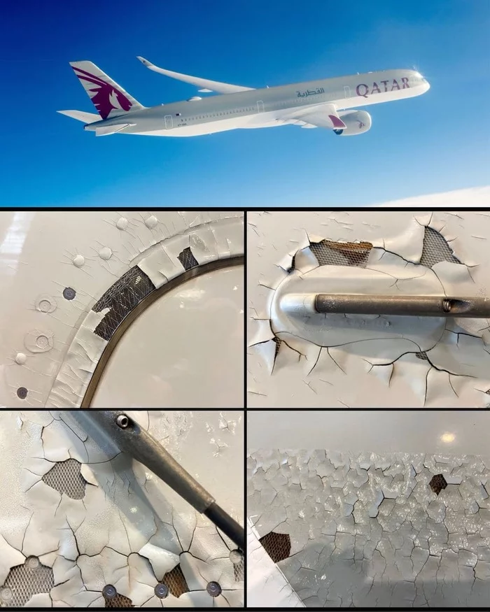 Airbus A350 paint problems - Aviation, Airbus, Airbus A350, Paint and varnish materials, Problem, Qatar Airways, Longpost
