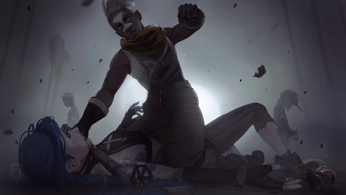   Ifragmentix, , Ekko, Jinx, League of Legends, Arcane