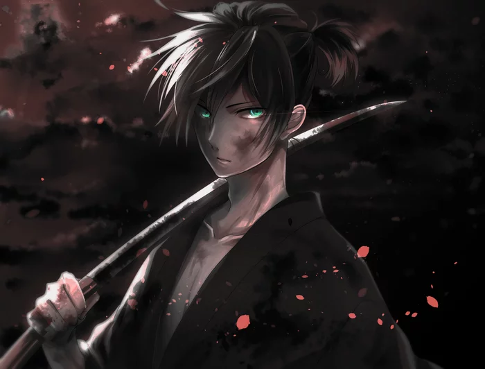 You dare to desecrate the land of the rising sun? - Anime, Anime art, Noragami, Yato