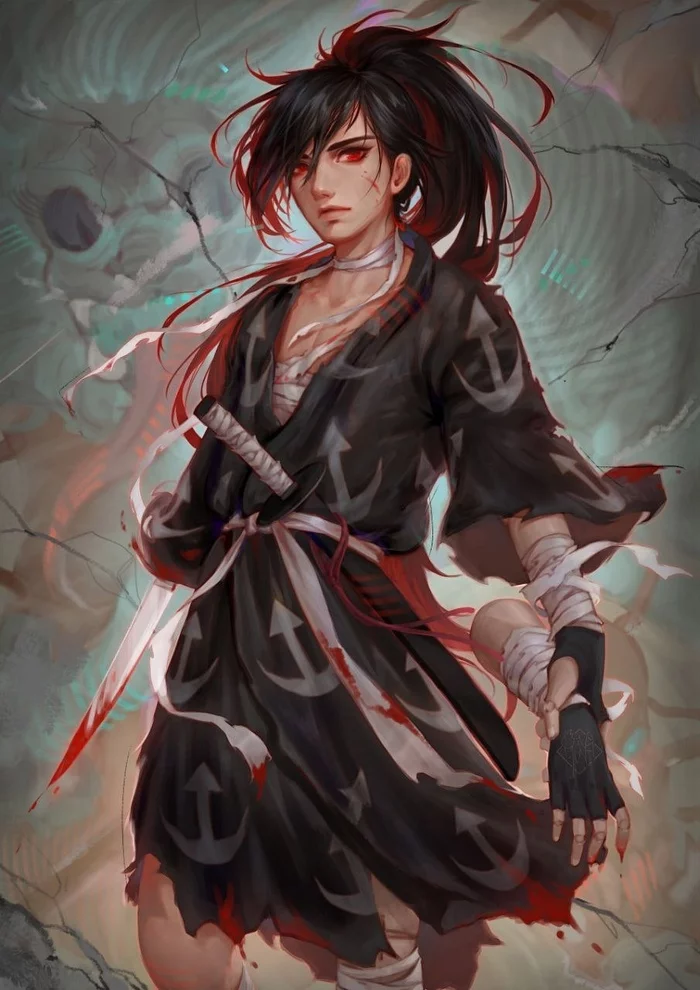 Хаккимару - Anime Art, Аниме, Хяккимару, Dororo