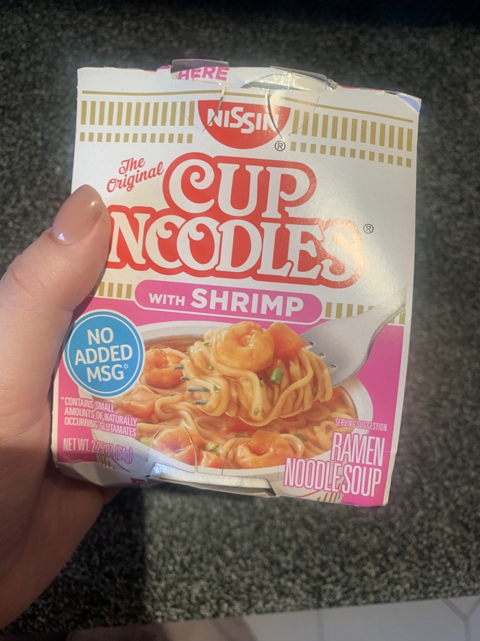 Cup Noodles with shrimp , , , , 