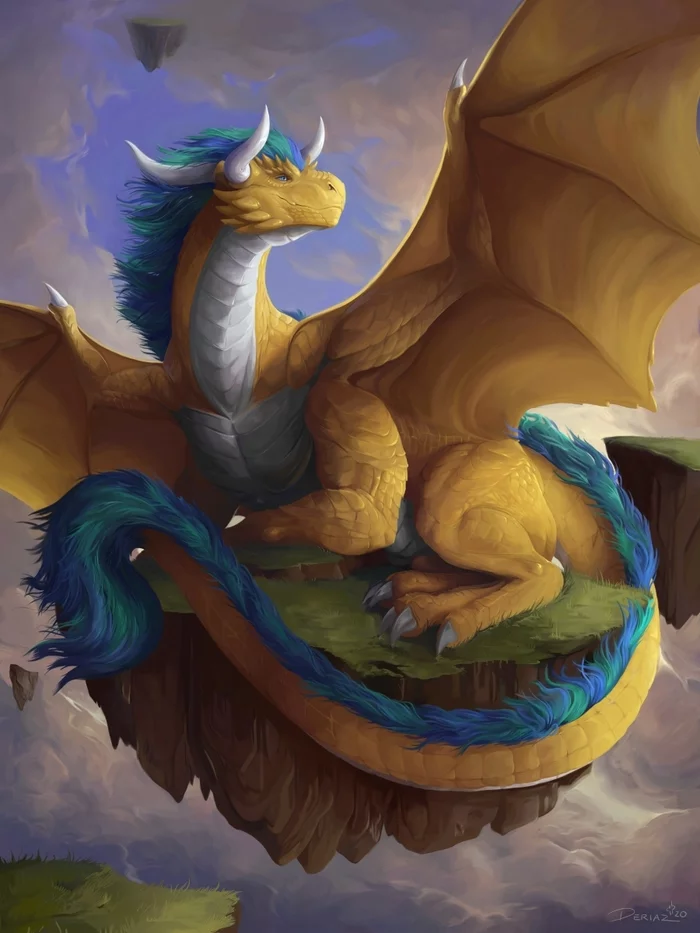 Dragons Deriaz - The Dragon, Mythical creatures, Fantasy, Longpost, Deriaz