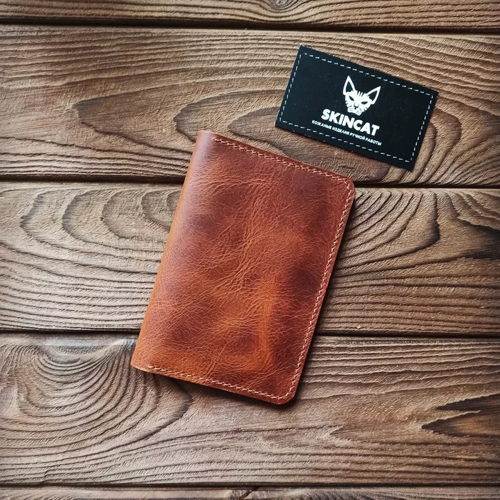 Document holder or cover for documents - My, Leather, Leather products, Handmade, Needlework without process, Dockholder, Longpost