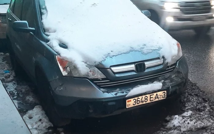 Abandoned car from Belarus in Moscow - Car, Republic of Belarus, Traffic police, Drunk Driver